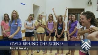 Behind the scenes with the Rice Owls volleyball and football teams