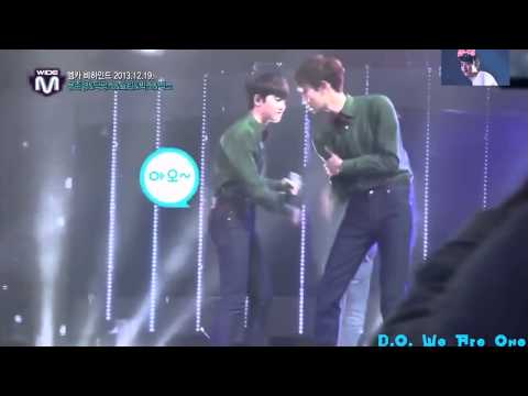 131226 EXO D O & Chanyeol fight so cute