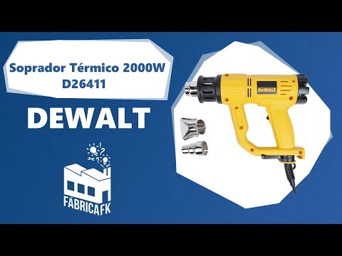 Soprador Térmico 2000W D26411-B2 220V Dewalt - Vídeo explicativo