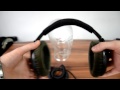 Sennheiser HD570 headphone sound dB test + frequency response