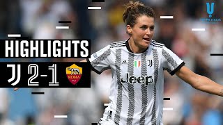 Juventus Women 2-1 Roma Women | Juventus Women Claim Treble! 🏆?  | Women's Coppa Italia Highlights
