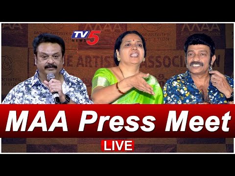 LIVE : Jeevitha Rajasekhar and Naresh Press Meet on MAA Elections 2021 LIVE : Jeevitha Rajasekhar and Naresh Press Meet on MAA Elections 2021