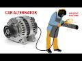 VERY POWERFUL HOMEMADE WELDING MACHINE WITH A CAR ALTERNATOR