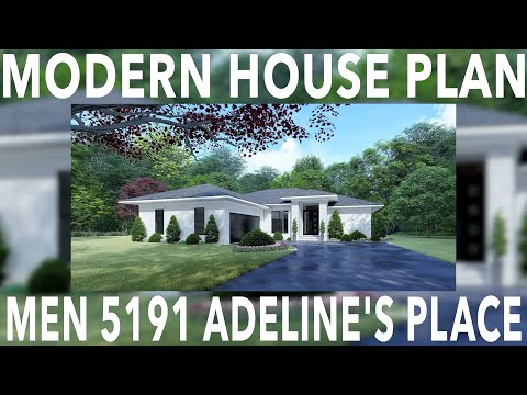 Modern House: House Plan 5191 Adeline's Place, Modern House Plan At A Glance