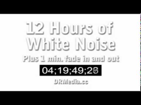 12 Hours of White Noise (Static) in Stereo. Favorite it for the future. Studying Sleep Tinnitus