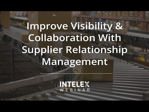 video Intelex Vendor Management