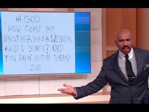 Kids letters to God! || STEVE HARVEY