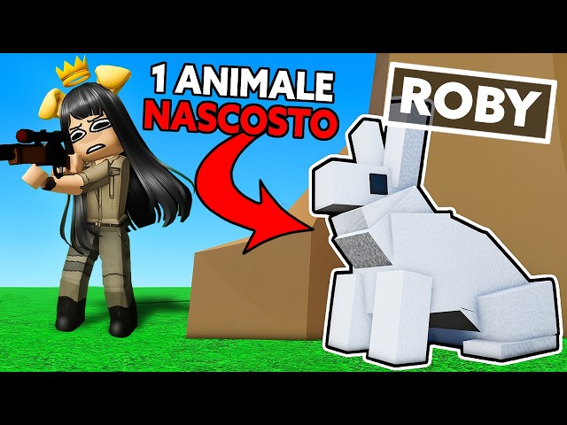 NASCONDINO DA ANIMALI SU ROBLOX!