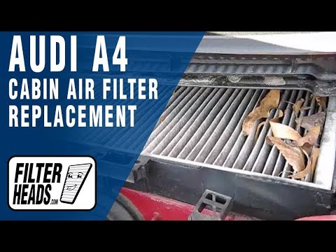 Audi A4 (B6) - Cabin Air Filter Replacement