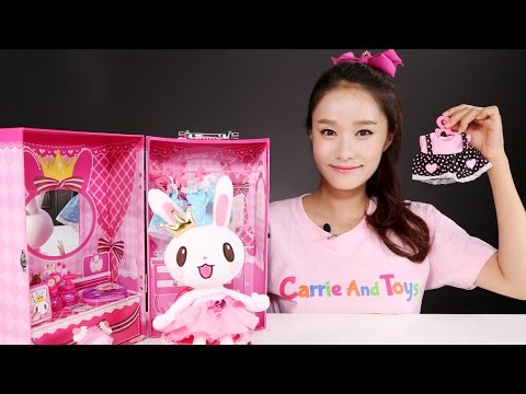 캐리의 프린세스 프링 드레스룸 장난감 인형 놀이 CarrieAndToys