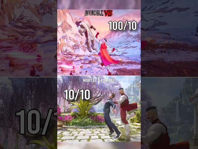 Omni Man Invincible VS Compared to Omni Man Mortal Kombat 1 #invinciblevs