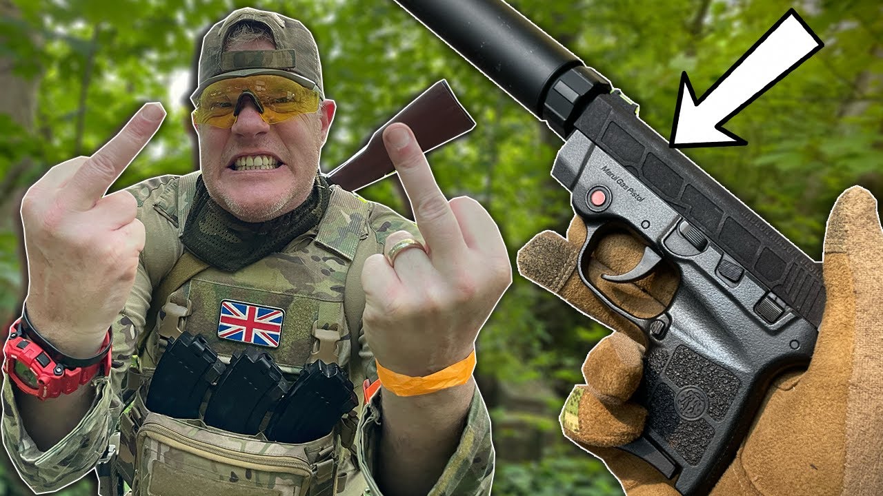 Pi££ing off Airsoft Karens with Tiny Noob Pistol..