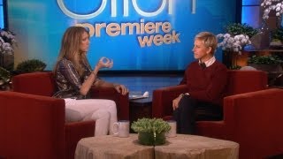 Ellen: Celine Dion Warms Up