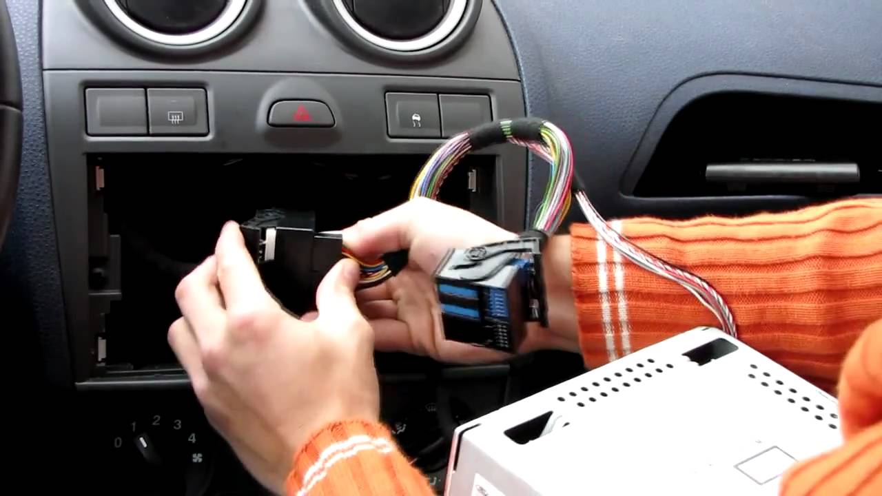 Removing a ford 4500 cd player