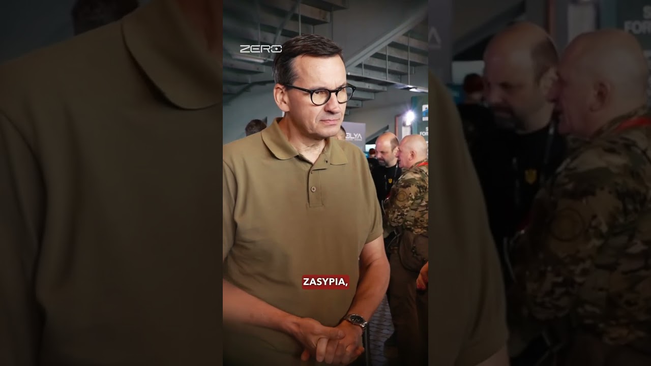 MORAWIECKI NA TARGACH ZBROJENIOWYCH NA UKRAINIE