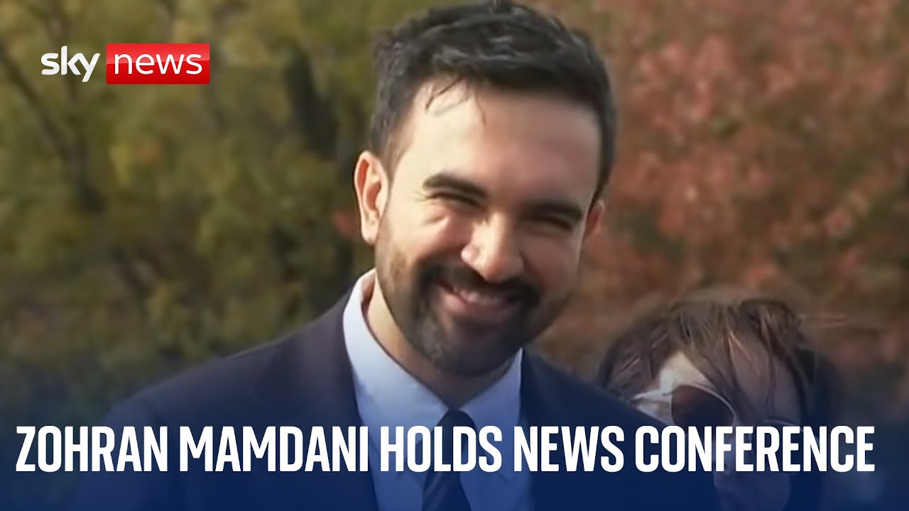 Zohran Mamdani holds news conference