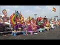 Ganesh Immersion in Godavari in Bhadrachalam | భద్రాచలం గోదావరిలో ఘనంగా వినాయక నిమజ్జనం | 10TV News  - 03:05 min - News - Video