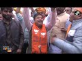 Joyous Scenes in Jaipur: Celebrations Erupt Outside BJP Office as Party Takes Lead in Initial Trends