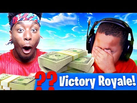 P2istheName *TROLLS* MY LITTLE BROTHER AND MADE HIM LOSE $5000! FORTNITE BATTLE ROYALE FUNNY MOMENTS