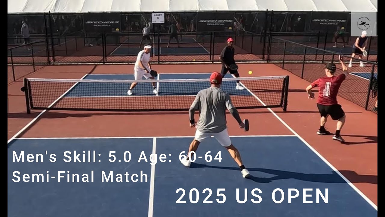 Men's Doubles Skill: 5.0, Age: 60-64 - Semi-Final Match - US OPEN Pickleball Tournament 2025
