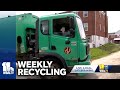 Baltimore City to resume weekly recycling pickup