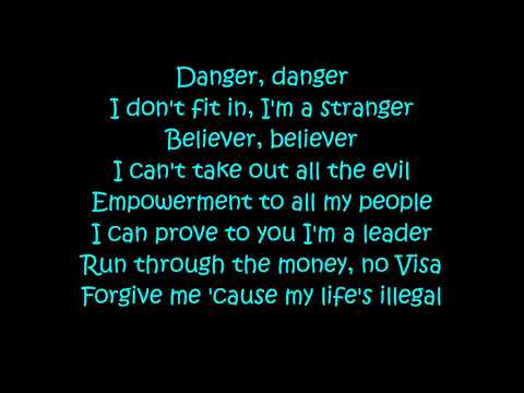 Migos -  Marshmello - Danger (Lyrics) Video