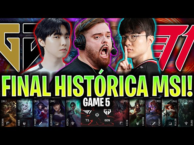 ASÍ TERMINA LA GRAN FINAL DEL MSI!😱IBAI CASTEO ÉPICO!🔥 | GEN vs T1 Game 5 GRAN FINAL MSI 2025 IBAI