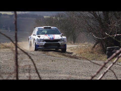 Škoda Motorsport - test před Valašskou rally