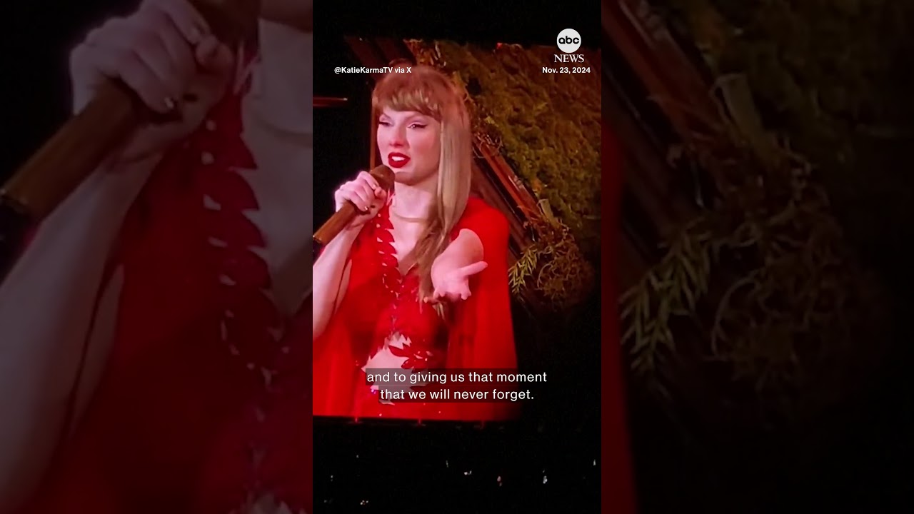 Taylor Swift gets emotional in Toronto concert as Eras Tour winds down