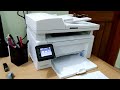 HP Laser Jet Pro MFP M130fw Copy Test ADF Scanner