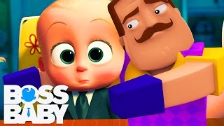 Minecraft – Boss Baby Adopted By Hello Neighbour!