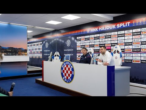 Konferencija za novinare trenera Oreščanina uoči Rudeš - Hajduk