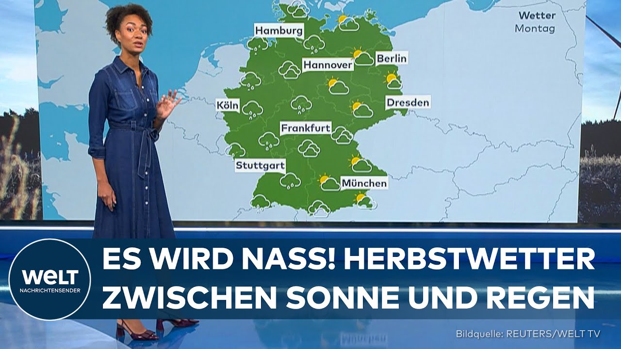 DEUTSCHLAND: Herbstwetter zwischen Sonne und Regen – „Die Mischung machts!“