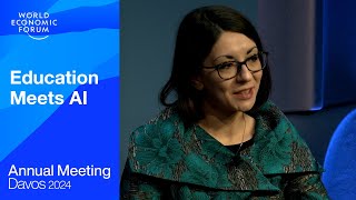 Education Meets AI | Davos 2024 | World Economic Forum