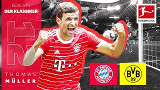 Thomas Müller — All Goals in Der Klassiker