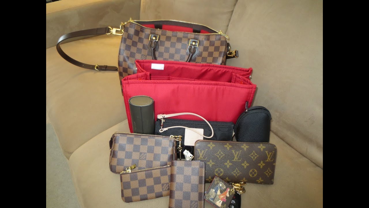 Louis Vuitton - Review of the Purse Bling Organizer for Speedy 30 - YouTube