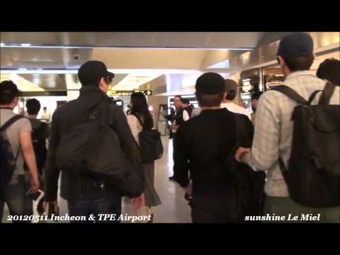20120511 Incheon&TPE Airport Eric and Hyesung center