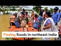 Indians flee floods in northeast