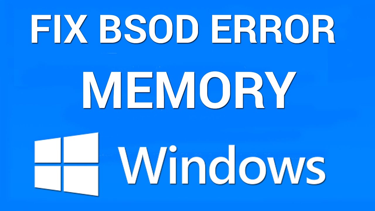 How To Fix Blue Screen Memory Management Error YouTube