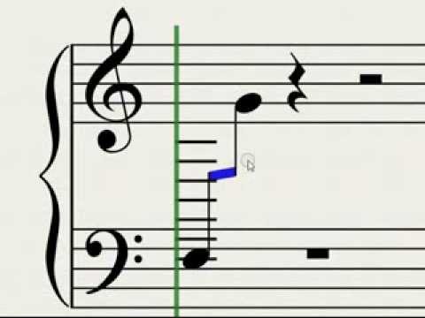 Demo Sibelius croches reliées sur clés différentes