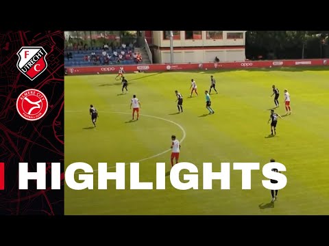 HIGHLIGHTS | Jong FC Utrecht boekt ruime oefenzege op Almere City FC
