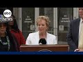 Education Sec. McMahon gives impromptu remarks at House Democrats press conference after meeting