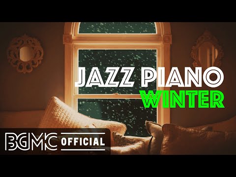 ❄  JAZZ PIANO WINTER: White Snow with Relaxing Smooth Jazz Music and Snow Falling