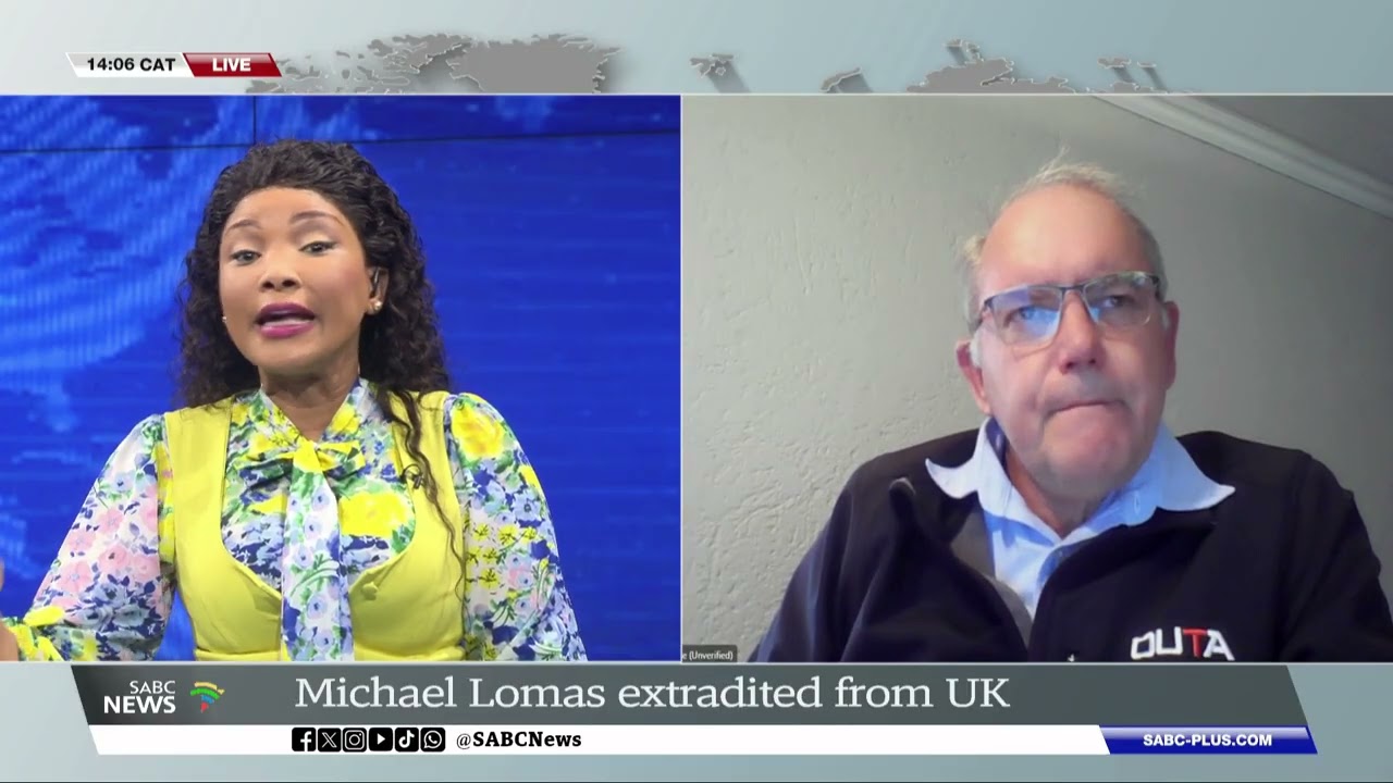 Michael Lomas extradited from UK: OUTA's Rudie Hyneke lauds the successful extradition