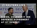 LIVE: President Joe Biden, Ukrainian President Volodymyr Zelenskiy hold a briefing at G7 summit