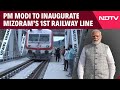 PM Modi Mizoram Visit | PM Modi To Inaugurate The 51.38 KM Mizorams Bairabi-Sairang Line