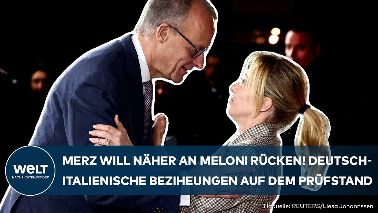 DEUTSCHLAND IN ITALIEN: Verhältnis mit Macron bröckelt – Jetzt will Merz näher an Meloni rücken