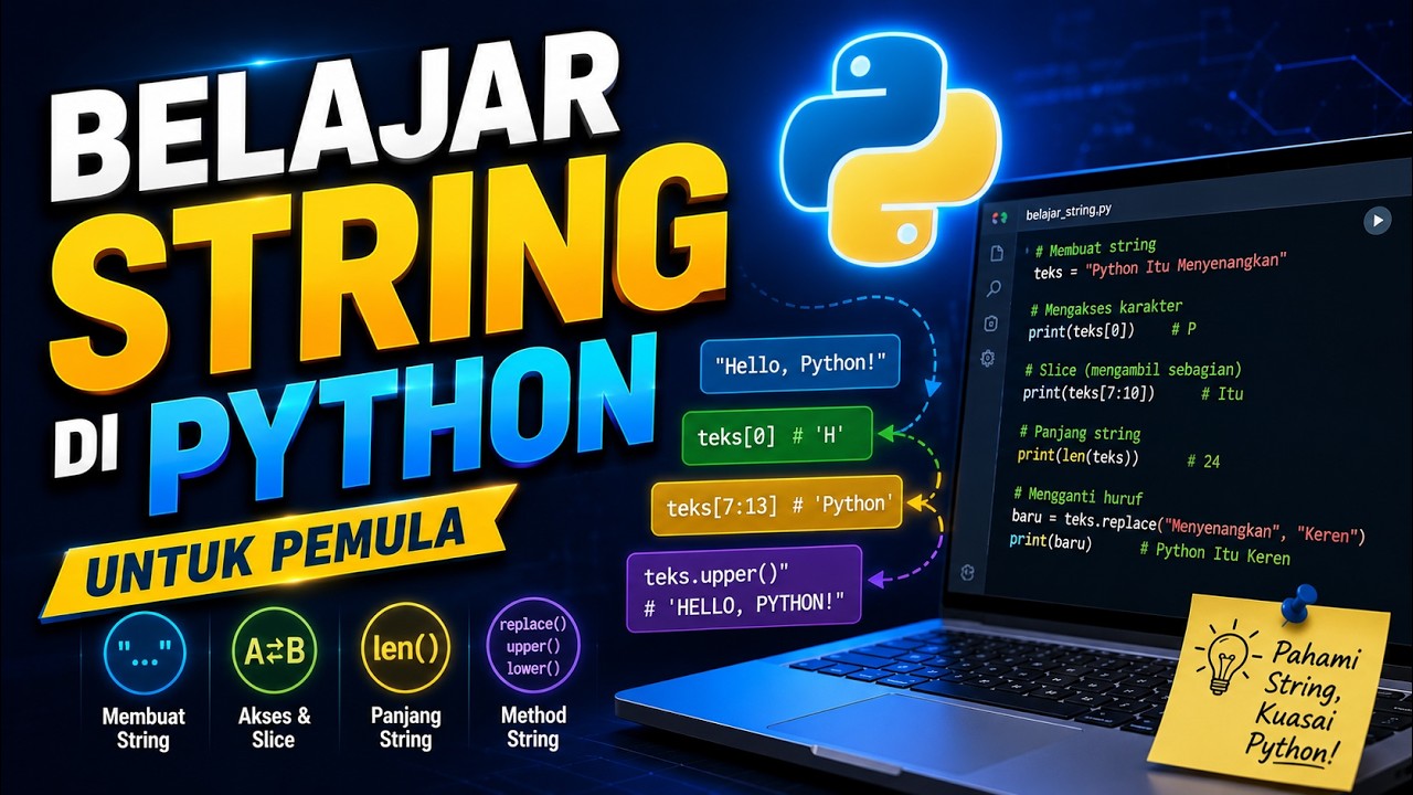 Belajar String di Python untuk Pemula