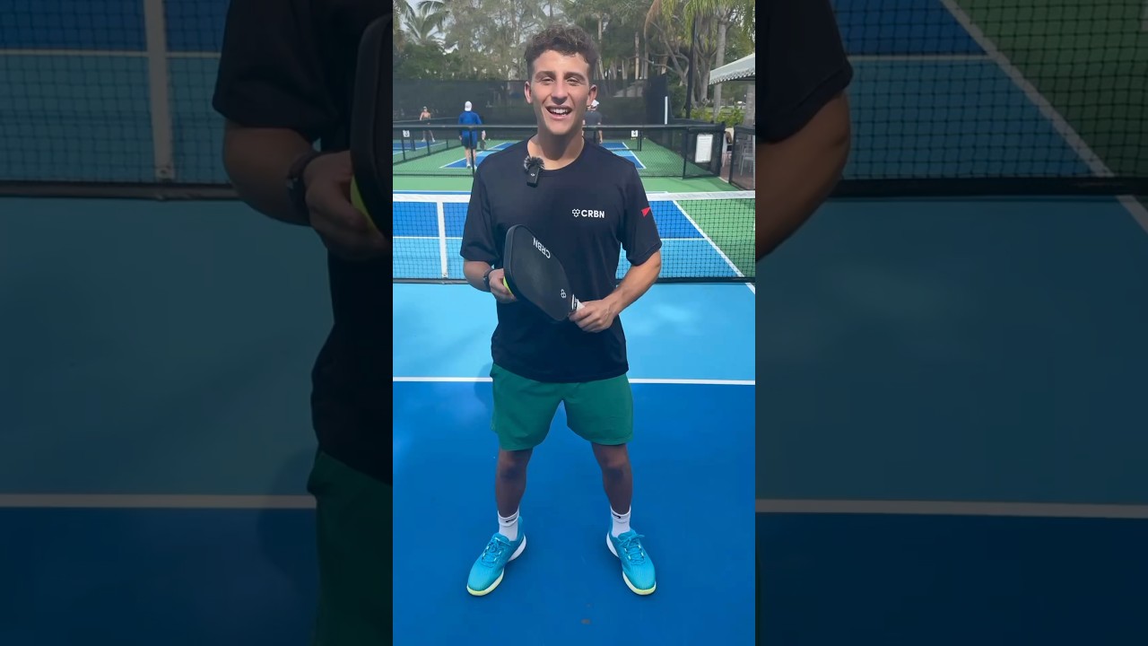 The WORST shot in pickleball (drop volley) #pickleball #pickleballtips #shorts