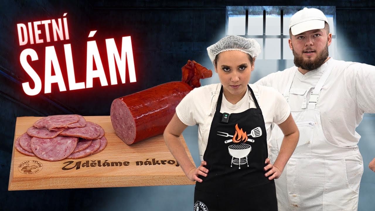 Anežka vyrábí salám! DIETNÍ 🏋️‍♀️ FIT SALÁM nejen pro sportovce 💪 kompletní recept!